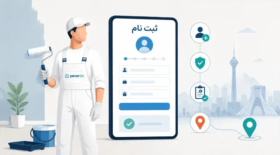 استخدام نقاش ساختمان در تهران؛ ثبت‌نام و دریافت پروژه