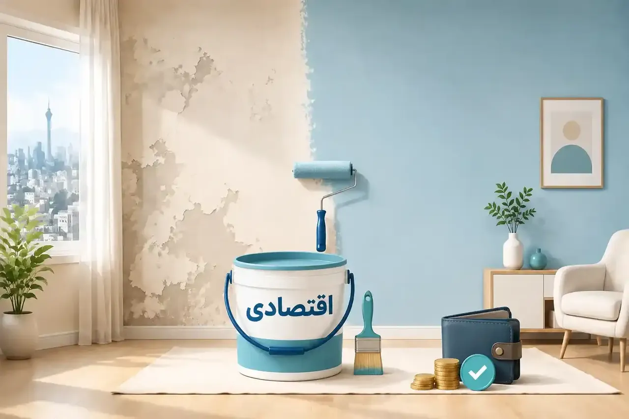 نقاشی ساختمان ارزان در تهران